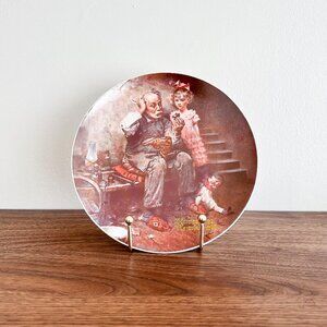 Norman Rockwell “The Cobbler” 1978 Plate – Knowles Heritage Series T874
